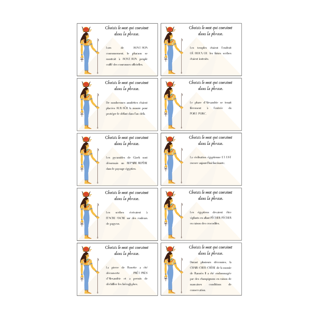 Le trésor des pharaons