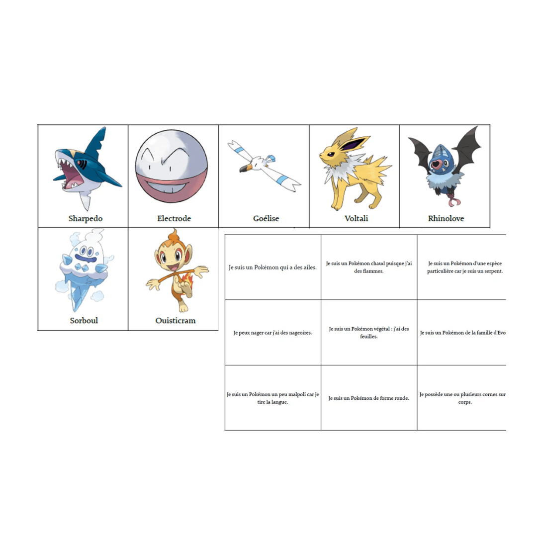 Pokémon Bingo
