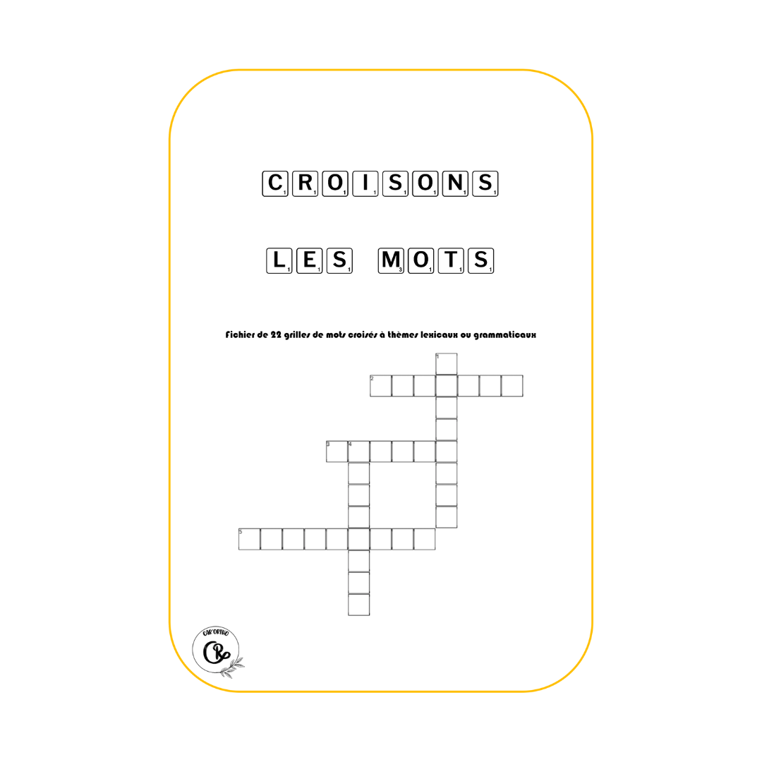 Croisons les mots !