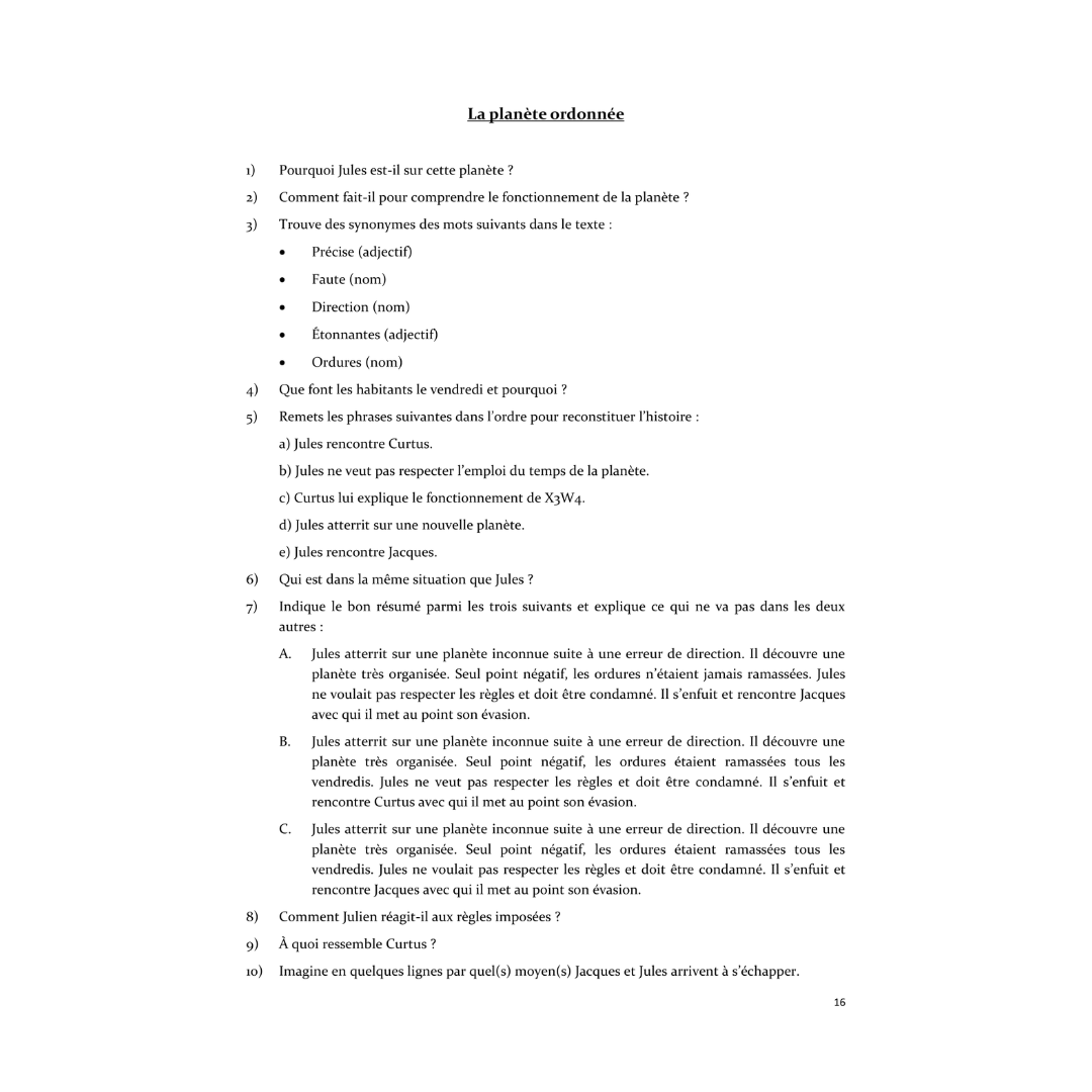 Histoires en série