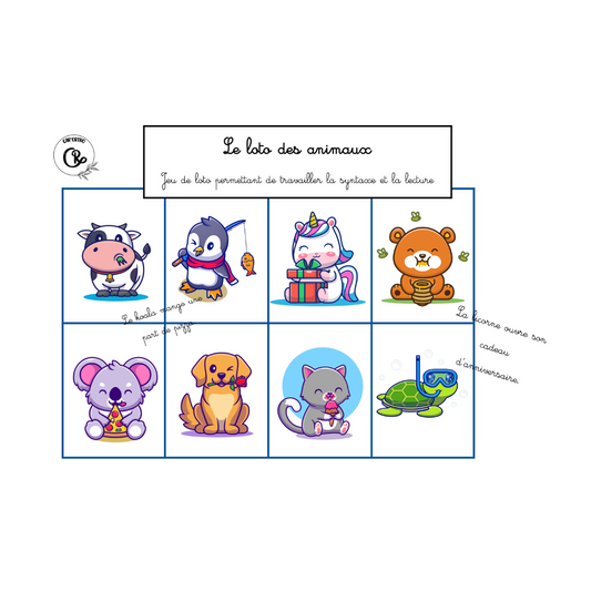 Loto des animaux