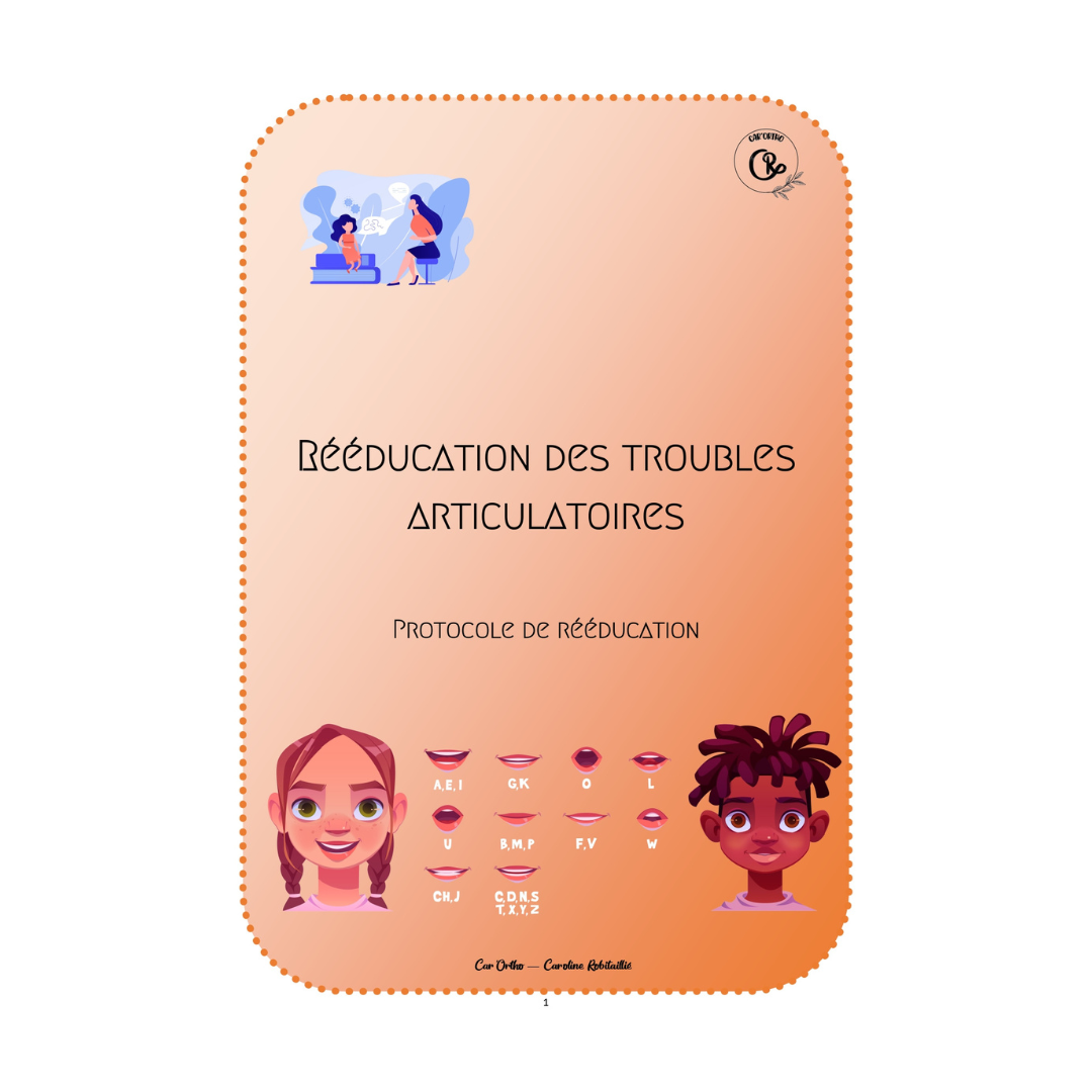 Rééducation des troubles articulatoires