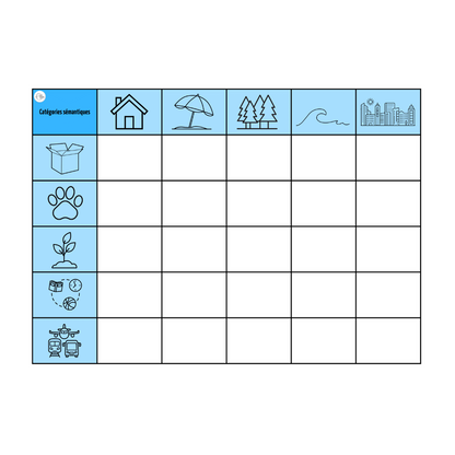 Tableaux logiques pour les petits