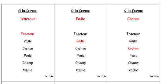 Semantic family game